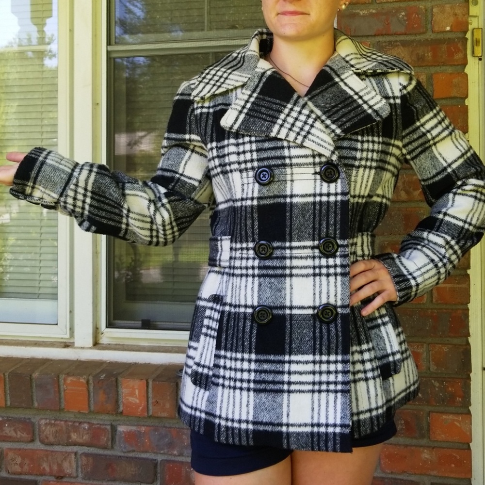 Winter Peacoat Jacket, Size 4-6